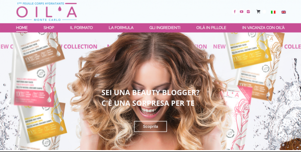 site web oila cosmetiques à monaco