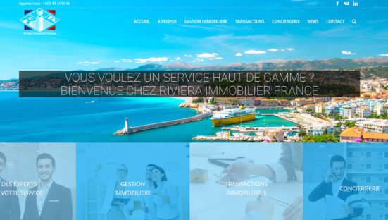 site-web-riviera-immobilier-france-oreso